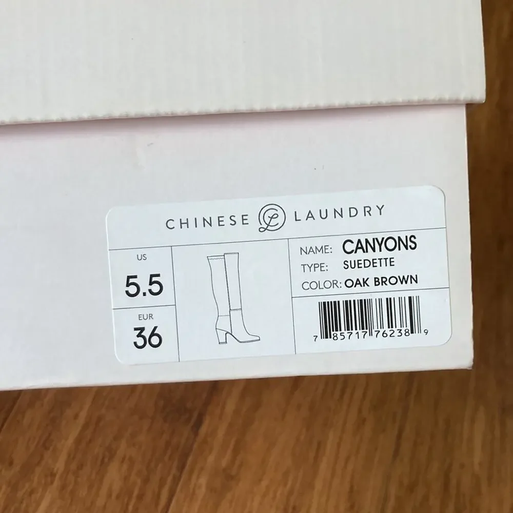 Chinese Laundry Brown Over the Knee Boots, Size 5.5